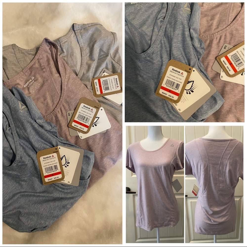 Bundle of Three Reebok Workout Tops- NWT- Small - Picture 1 of 1